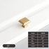 Aoleegatt American Style Zinc Alloy Thick Solid Door Handle Drawer Pull Black Gold Wardrobe Cupboard Bedside Table