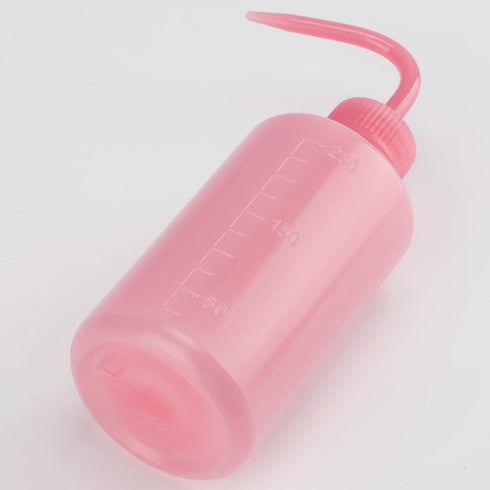 stonylab 2-Pack Chemical Wash Bottle, Pink LDPE Squeeze Bottle with Scale Labels, 250 ml (8 oz)