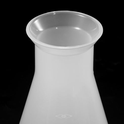 PATIKIL 500ml Plastic Erlenmeyer Flask, Clear, 2 Pack Wide Mouth Conical Flask for Laboratory