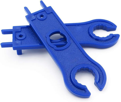 2Pcs Blue Home Improvement Tools, Solar Panel MC4 Connector Spanner Wrench Quick Connect Disconnect Tool