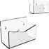 Clear Acrylic Mail Sorter, Smile Mail Holder File Organizer for Desk or Wall (1PC)