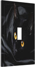 HTSAHKV 3 5 Inch Black Cat Wall Plate Light Switch Cover Single Gang Outlet Faceplate Print Plate Cover X