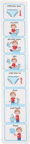 Fockety Potty Training Visual Schedule, ASD Toilet Schedule Teach Kids to Use Toilet,