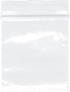 Plymor 1.5" x 1.5" Zipper Reclosable Plastic Bags, 2 Mil, Pack of 200