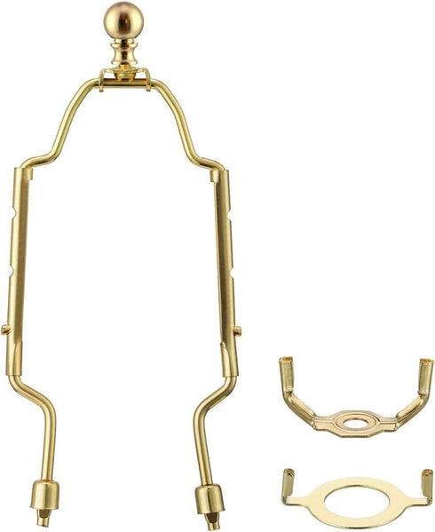 U/D Adjustable Lamp Harp,8-1/2" to 10-1/2" Adjustable Lamp Shade Harp Holder Kit for