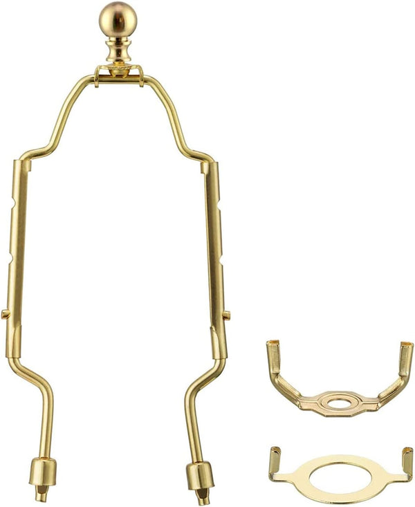 U/D Adjustable Lamp Harp,8-1/2" to 10-1/2" Adjustable Lamp Shade Harp Holder Kit for