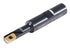 Accusize Industrial Tools 3/8'' 90 Deg Square Shoulder End Mill, 3'' Overall Length, Apkt11t3 Inserts, 1 Flute