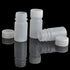 100Pcs 10ml PE Plastic Empty Small Mouth Graduated Lab Chemical Container Reagent Bottle Sample Sealing Liquid Medicine Bottles by Bezall
