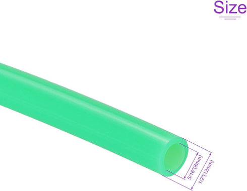 DMiotech 3/8"(9mm) ID 1/2"(12mm) OD 3.3 Feet Green Silicone Tube for Water Air Pump