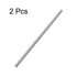 uxcell 6mm x 250mm 304 Stainless Steel Solid Round Rod for DIY Craft, 2pcs