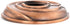 Renovators Supply Manufacturing Escutcheon Plate, 3.13 in OD, 1/2 in IPS, Antique Copper Finish Aluminum