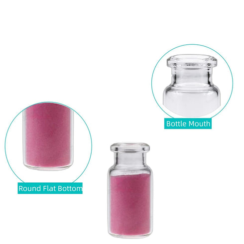Borosilicate Glass Standard Crimp Headspace Vial, 10ml Capacity, Pack of 100