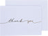MONORD 10 Pack Folded Thank You Cards with Envelopes, Blank Cards, Set of
