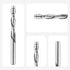 SpeTool 2Pcs 1/4 Downcut Spiral Flush Trim Router Bit, 1/4" Shank, 1-1/8" Cutting Length for Woodworking