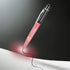 Penyeah Light Up Ballpoint Pens, Black Ink (0.7mm) for Dark Writing, Pack of 4 in White/Red/Green/Blue for Events
