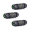 Outdoor Waterproof Connector, IP68 M16 2Way 3Core Electrical Cable Connector for 3.5-7mm Wire Range (3PCS)