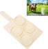 HLMP47B ABS Milk Sampling Tray, 11.02x5.51x0.59inch, for Cattle Farm Laboratory Mastitis Test Board