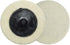 2 Inch 10 Pack Benchmark Abrasives Sanding Discs Felt Quick Change Wool Buffing Pad for Drill & Die Grinder - Surface