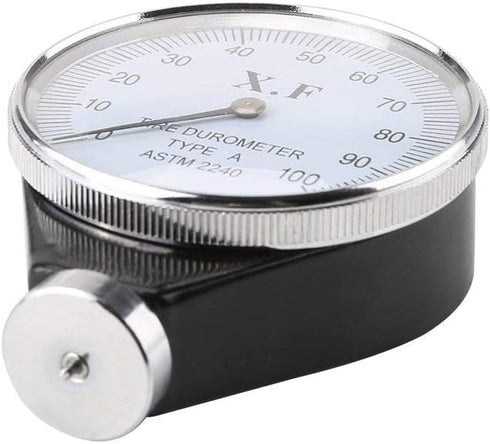 Hardness Tester Meter Durometer, Rubber Tire Durometer Hardness Tester Meter Shore Type A/O/D Dial Value 0-100 Degrees