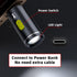 2pcs 210 cablecc USB-C Atmosphere LED Lighting for Outdoors Walking Cycling Phone Laptop Charger Night Lamp Lumens