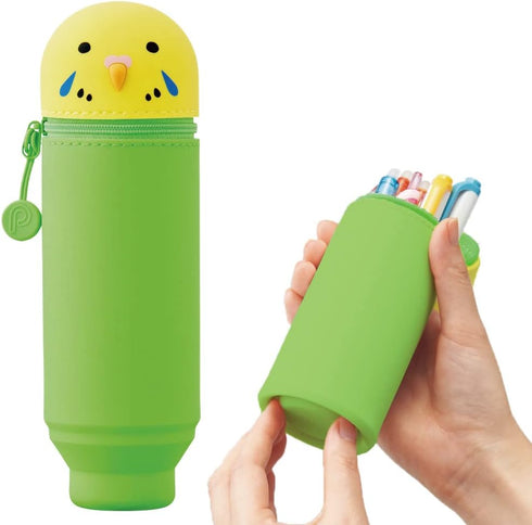 LIHITLAB PuniLabo Stand Up Pen Case - Stylish Pen Holder for Desk Organization