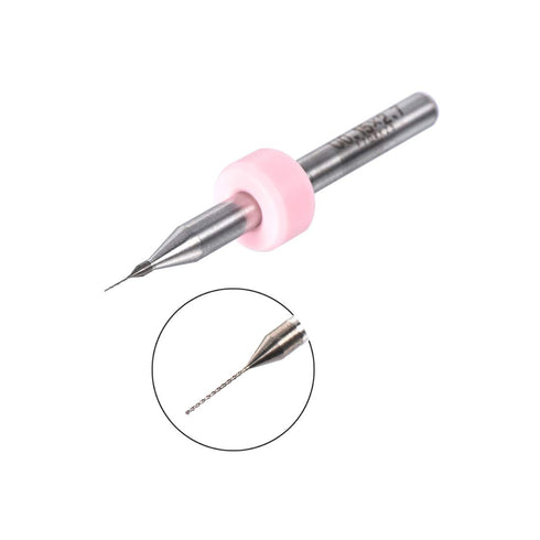 uxcell 0.15mm Tungsten Carbide PCB Drill Bits, 1/8 Inch Shank, 2 Set (20 Pcs) for Jewelry CNC Engraving