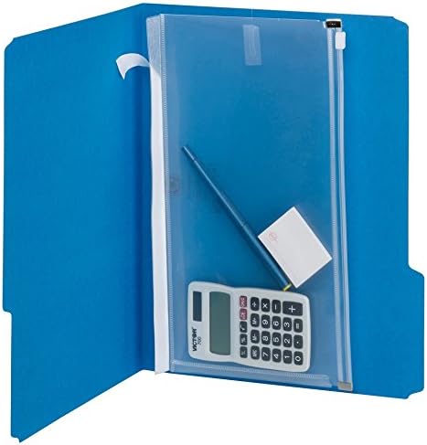 Smead Stick-N-Store Poly Pouch, 5 per Pack, 6 x 11-1/4 Inches (68180)