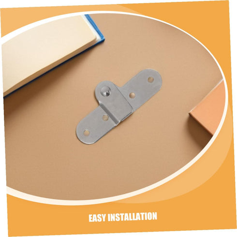 6pcs Set Artibetter Folding Table Hinges and Folding Shelf Support Brackets Hidden Furniture Hardware Accessories