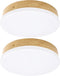 Elekeed 2-Pack LED Flush Mount Ceiling Light Fixture 16W, Modern Round Small Ceiling