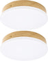 Elekeed 2-Pack LED Flush Mount Ceiling Light Fixture 16W, Modern Round Small Ceiling