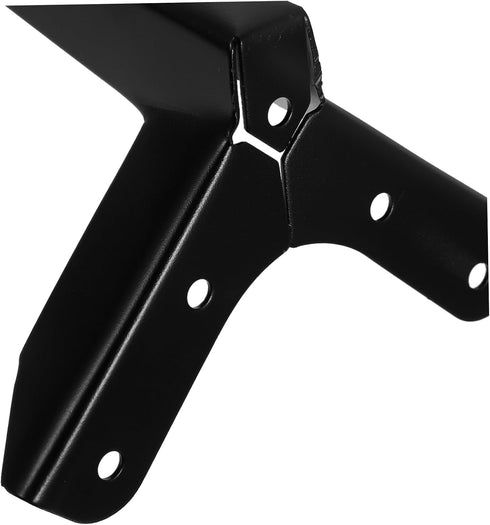4Pcs NUOBESTY Heavy Duty Metal Furniture Legs with Anti-Slip Rubber Pads Black Airplane Style Cabinet Sofa Bench Feet