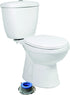 Danco 10879 All-in-One Toilet Installation Kit with Perfect Seal Wax Ring & Zero Cut Bolts, 1-Pack, Blue and Gray