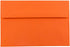 JAM PAPER A7 Colored Invitation Envelopes - 5 1/4 x 7 1/4 - Orange Recycled, 100/Pack