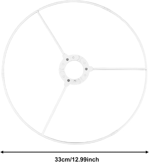 Leefasy 13 inch Lamp Shade Frame Easy to Install Connecting Lamps Harp Professional Strong for Table Floor Lamps