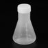 PATIKIL 50ml Plastic Erlenmeyer Flask - 1 Pack Narrow Mouth Conical Flask for Laboratory, Clear