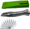 Dolphin PVC Zinc-aluminum Alloy Handle Roll Floor Cutter Knife with 10pcs Blade
