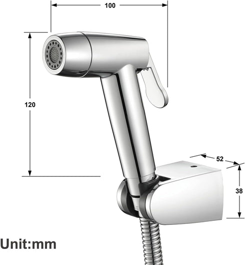 IJPDXOLBQ 2 HandheldSprayer ABS Cloth Diaper Sprayer Function Round ShapeSprayer for Toilet and Shower Sprayer for Pet