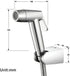 IJPDXOLBQ 2 HandheldSprayer ABS Cloth Diaper Sprayer Function Round ShapeSprayer for Toilet and Shower Sprayer for Pet
