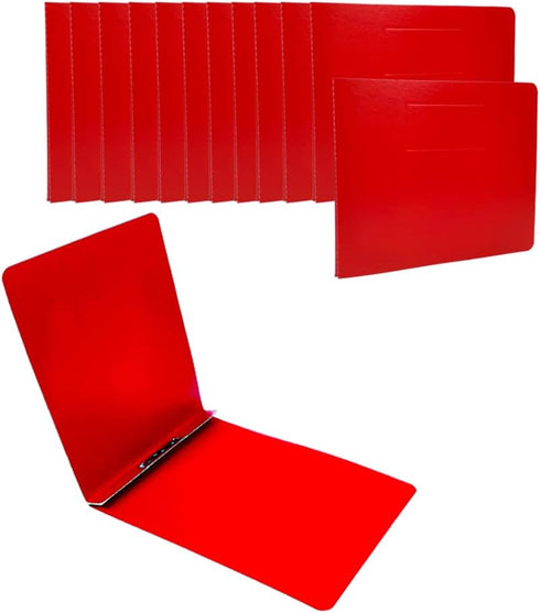 Fiberboard Binder, 8.5 x 11 Inches with Metal Prong Top Fastener, 2 Inch Capacity for Pressboard Report Cover, 12 per