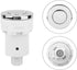 Denpetec Switch(White,Size:28mm) Air Pressure Bath Switch Tub Spa Massage Bath Garbage Waste Disposal Air Switch Push