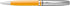 Pelikan Jazz Classic Ballpoint Pen - Medium Nib, Blue Ink Refill Included, Metal, Mustard, Blister Card, 1 Each (815055)