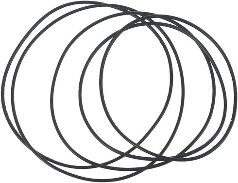 BOGEEL 20Pcs 1X1mm Silicone Rubber Band Pulley Transmission Engine Round Beslts Tape Toy Module Car Motor Stretch