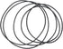 BOGEEL 20Pcs 1X1mm Silicone Rubber Band Pulley Transmission Engine Round Beslts Tape Toy Module Car Motor Stretch