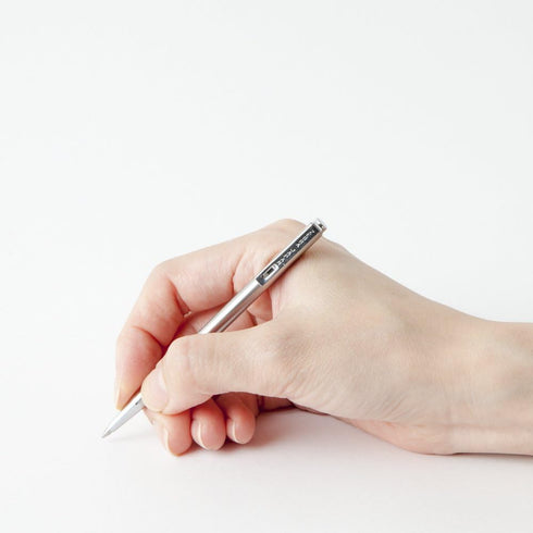 Zebra Mini Ballpoint Pen, 0.7 mm, Silver Body, Black Ink (T-3)