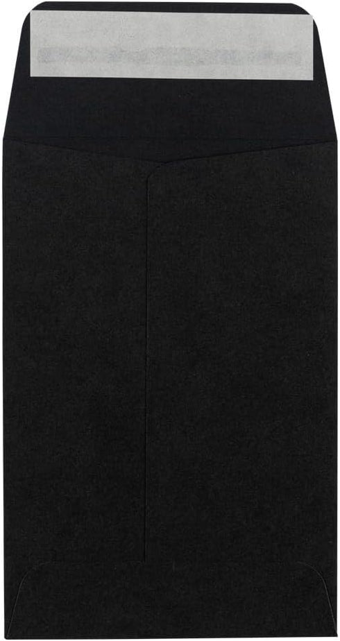 LUXPaper #4 Coin Envelopes | 3'' x 4 1/2" | Midnight Black | 80lb. Text | 50 Qty by LUXPaper