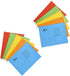 SUPVOX 10pcs Colorful A4 Hanging File Folders, Mixed Color Suspension File Holders for Organizing Documents