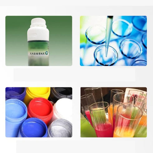 Othmro 2pcs 2000ml Plastic Lab Cylindrical Chemical Reagent Bottle, Small Mouth with Scale for Liquid Storage.