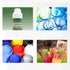 5pcs 8.45oz/250ml Plastic Bottles, Wide Mouth Laboratory Reagent Polyethylene Storage Container