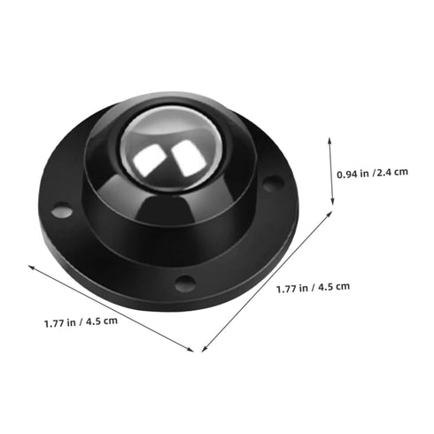 8pcs GANAZONO Mini Swivel Adhesive Appliance Wheels Silent Bearing Casters for Furniture Storage Boxes Sofas Cabinets