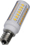 Satco 5W T6 LED Mini Candelabra Bulb, Clear Finish, 3000K Soft White, 120